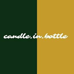 candle in bottle